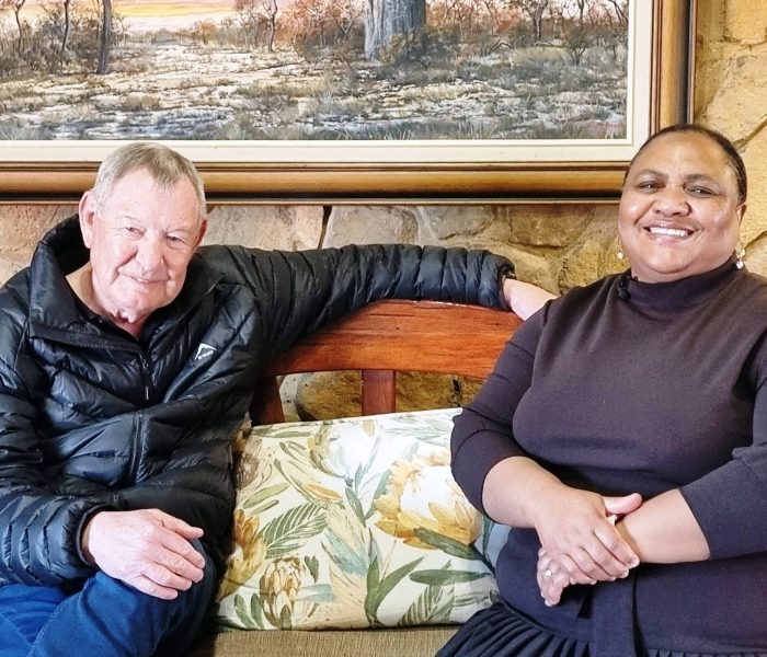 Nick Serfontein, chairperson of the Sernick Group, and Thoko Didiza, minister of agriculture, land reform and rural development, sharing a special moment.